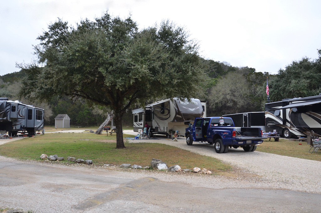 Our campsite at Summit Resort