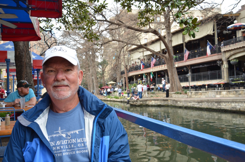 Brandt at The Republic of Texas BBQ Restaurant on the river walk