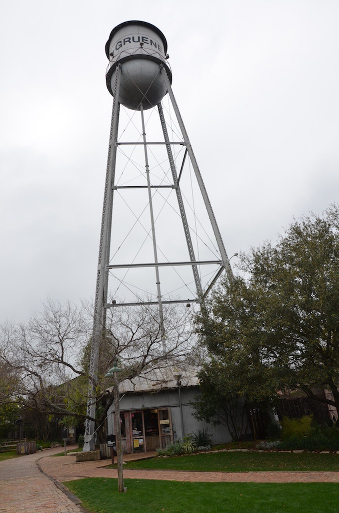 non-working water tower above the visitor's center.