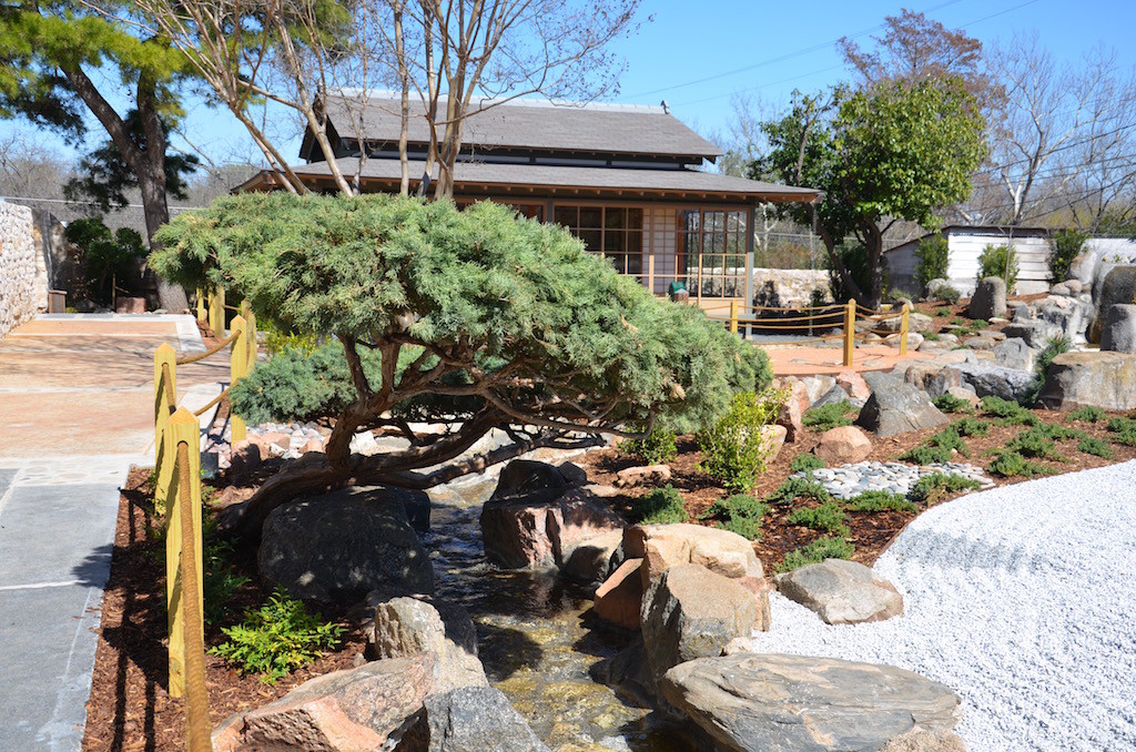 Japanese garden donated by the Japanese to this museum.