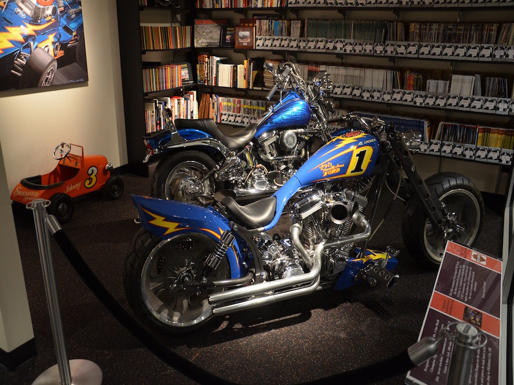 al Jr.'s custom motorcycle gifted to himself for a win at Indy.