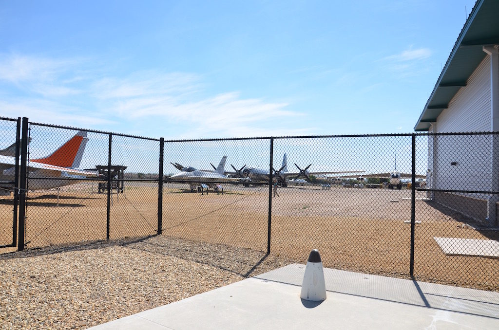 Outside they had some historic planes including a similar plane the the one that dropped the bomb in Hiroshima (the original one is in the Smithsonian in D.C.)