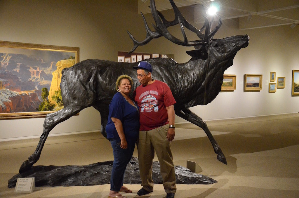 We met our good friends from Philidelphia for our second week of Yellowstone. Here they are at the Buffalo Bill Cody Museum.