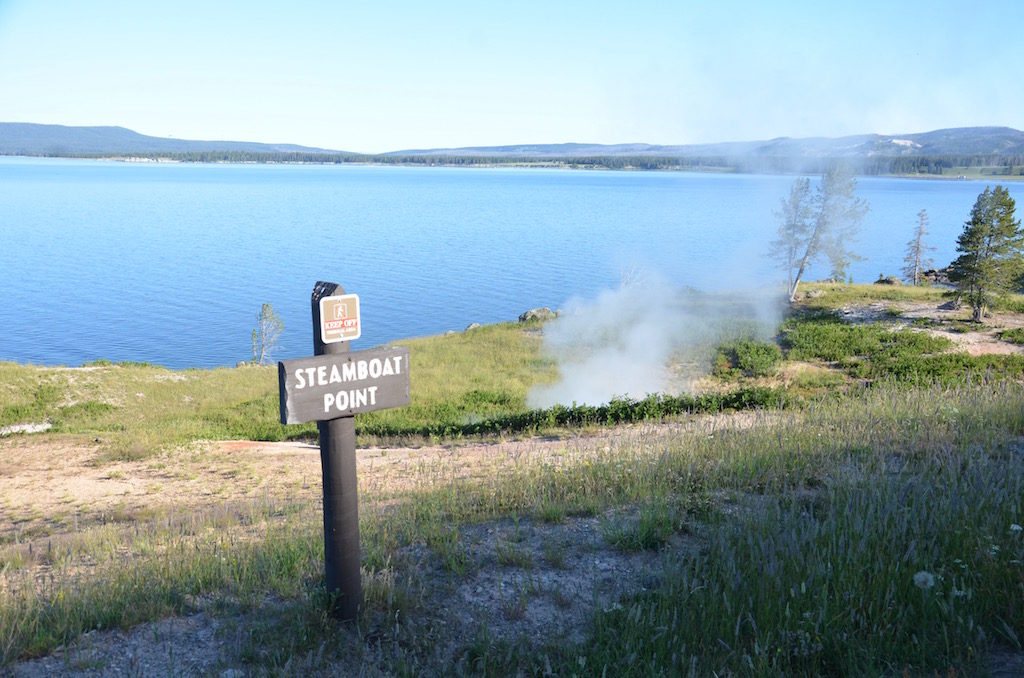 Steamboat Point on Yellowstone Lake