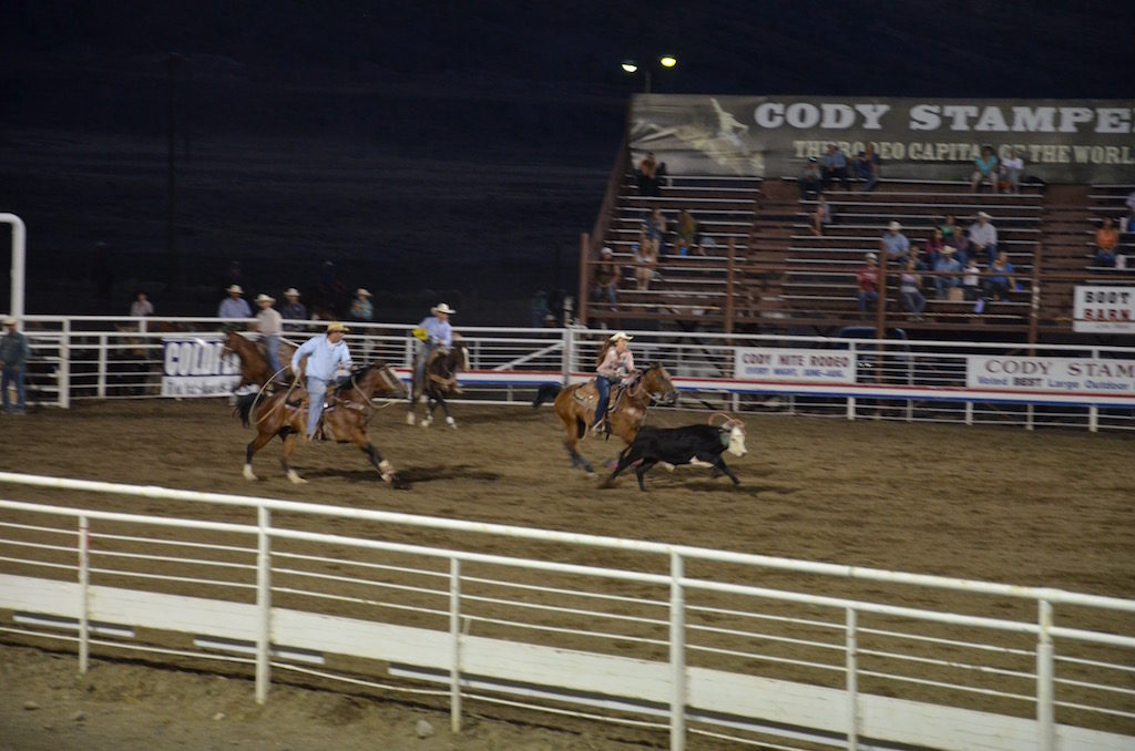 And Team cattle roping.