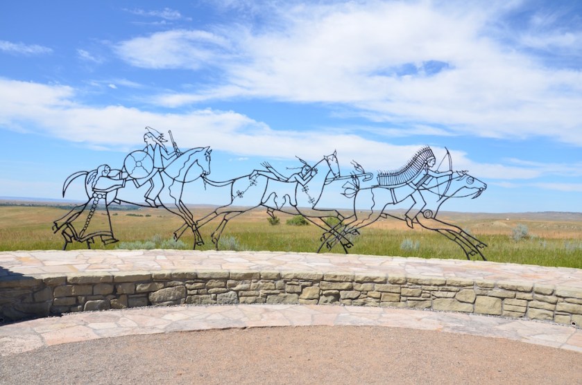 There is a very cool indian memorial to this battle as well. 