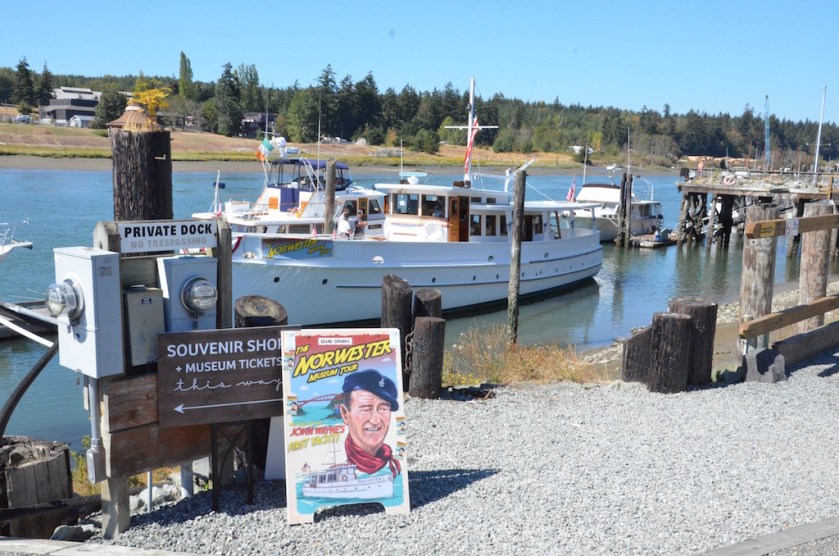 They had John Waynes old yacht there as a museum. 