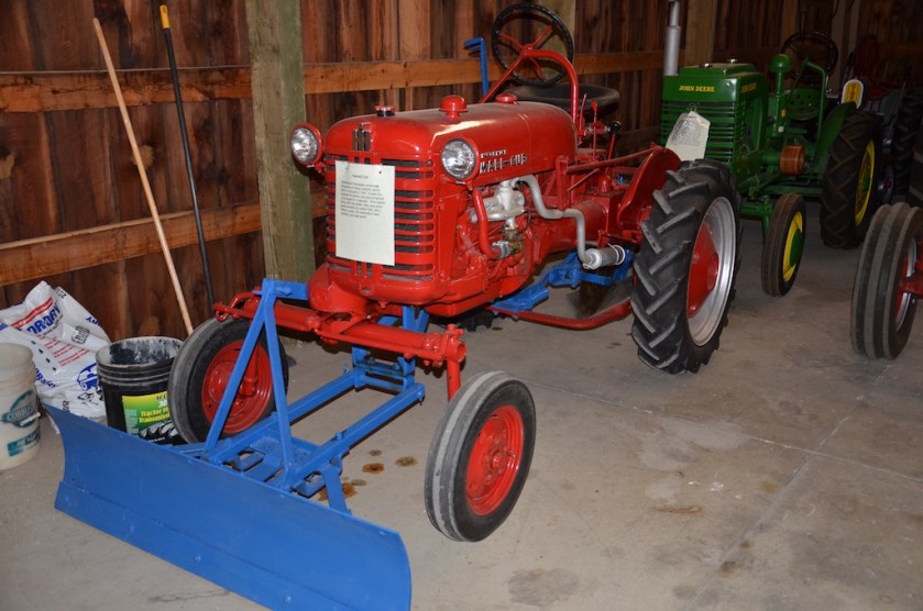 MANY old farm tractors and other vehicles. Very cool!