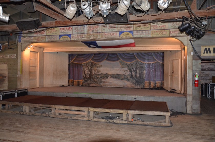 Stage in the dance hall