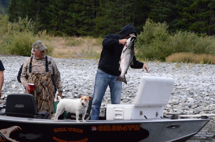 Fisherman and his first mate!